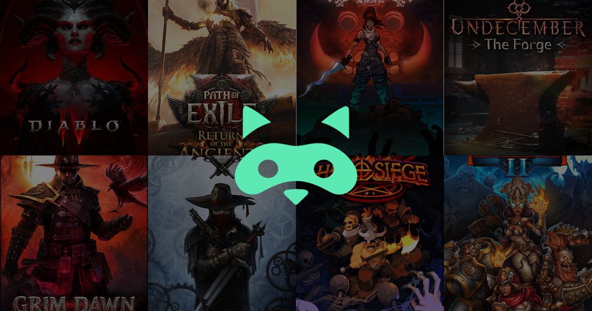 Poster wall for JGigs' Top 20 ARPGs